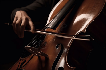 大提琴演奏音乐训练背景