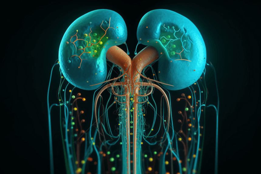 水滴型的泌尿系统图片