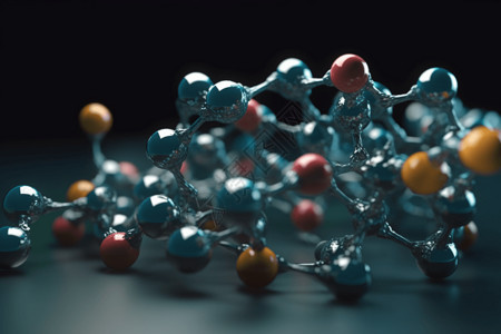 微观的分子结构图片