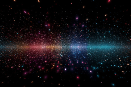 绚丽多彩的粒子宇宙高清图片
