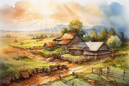 温馨 的农村生活图片