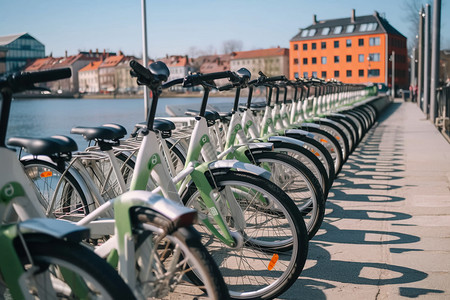 城市公共电动自行车图片图片