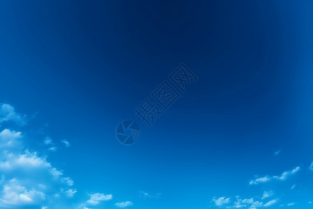 蓝色干净的天空背景图图片