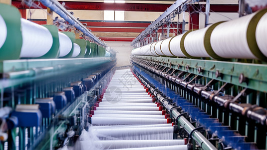 纺织厂工业生产车间图片