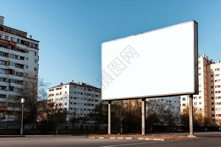 户外大型广告牌建筑高清图片素材