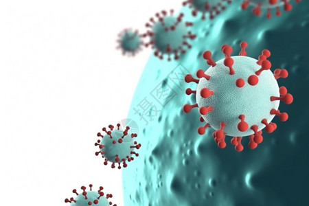 大流行病毒风险3d概念图图片