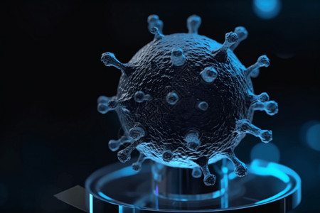 生物冠状病毒抽象概念图背景图片