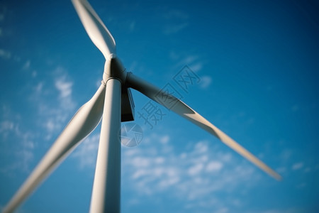 风车特写大型风车涡轮机设计图片