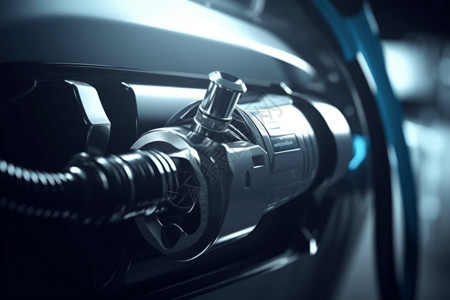 科技感新能源汽车加氢图片