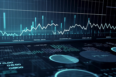 数字音频金融市场数据分析和报告设计图片