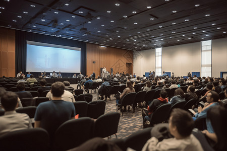 讲师班会议室的商务会议背景