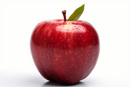 成熟的红苹果背景图片