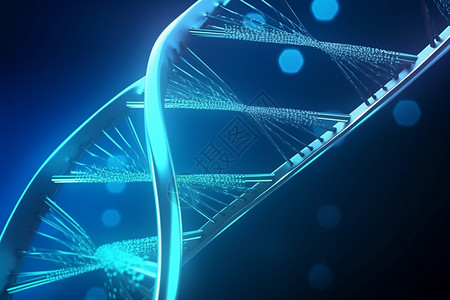 DNA链3d医学背景与dna链背景