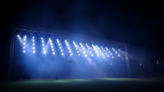 体育舞台灯光背景图片
