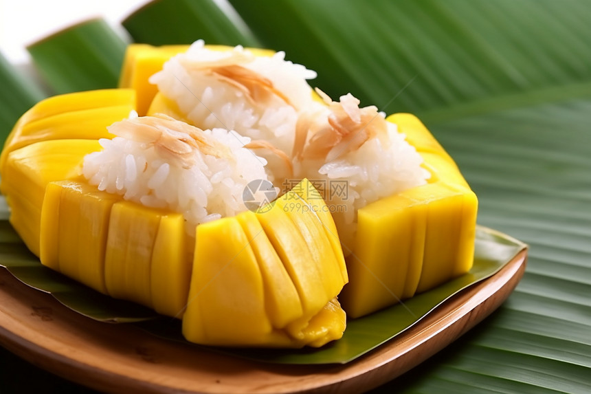 菠萝蜜糯米饭图片