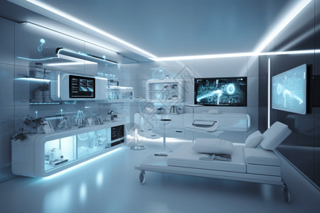 智能病房科技智能医疗设备设计图片