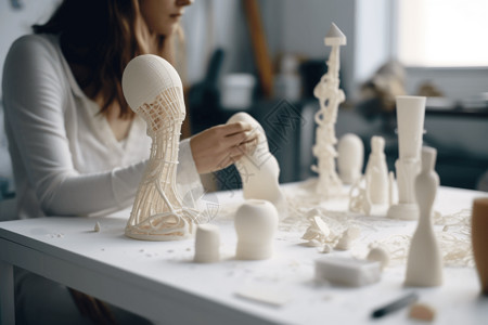 3D打印假肢模具背景图片