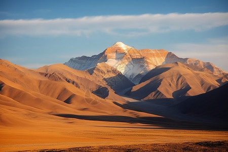 青藏高原的自然景象背景图片