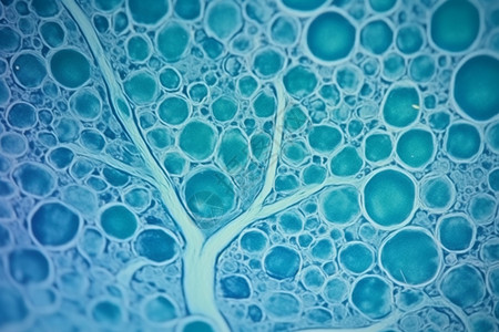 植物细胞植物的蓝色干细胞设计图片