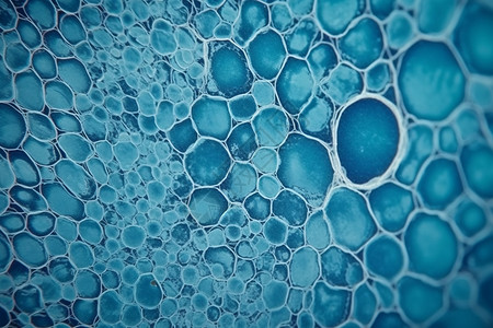 蓝色干细胞植物干细胞高清图片