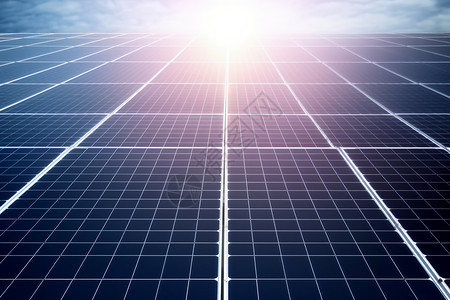太阳能光伏电站背景图片