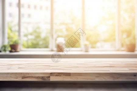 阳光与花素材模糊的窗户与桌面设计图片