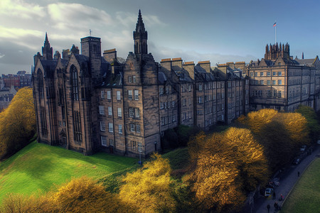 爱丁堡城堡营房爱丁堡大学分校背景