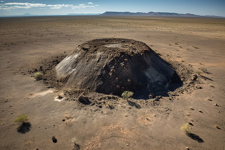 火球陨石撞击1000年前坠落到地球上的镍铁陨石背景