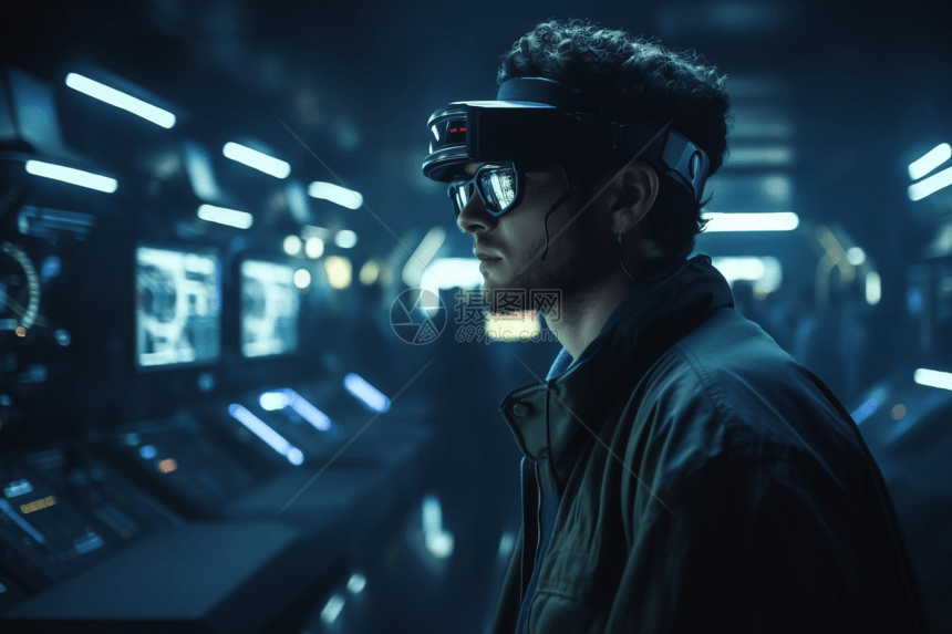 智能VR眼镜科技图片
