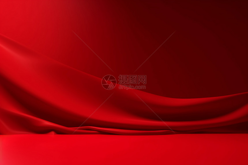 红色产品展示背景图片