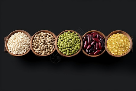 分类的豆制品背景图片