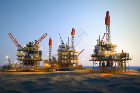 工业石油钻机图片