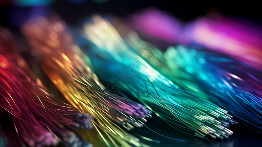 网络设备光纤束概念图互联网高清图片素材