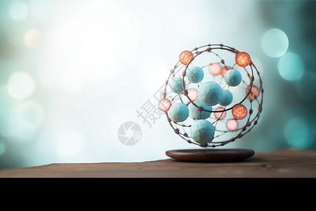 分子球体模型图片