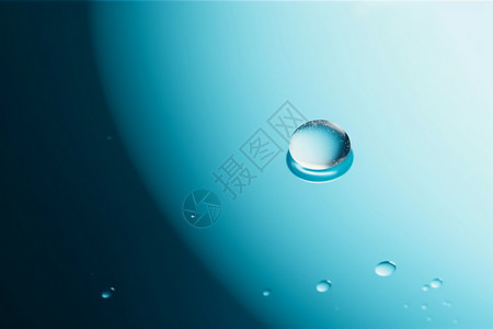 蓝色水滴背景背景图片