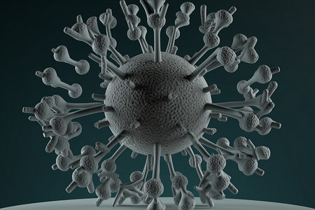 病毒模型图片