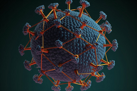 病毒概念模型图片