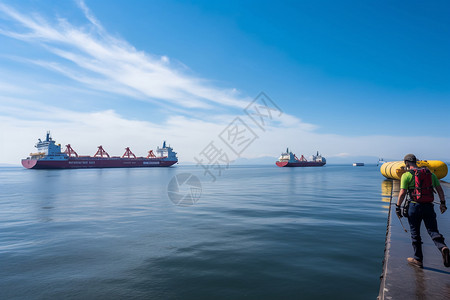 工业运输港口的船只图片图片