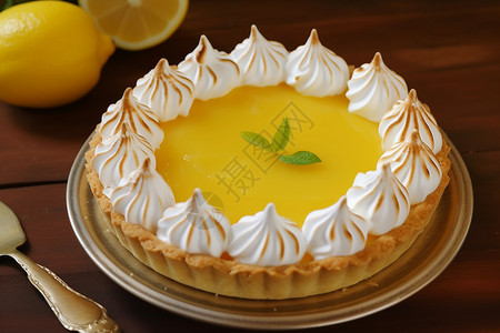 自制的柠檬蛋糕图片