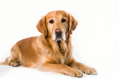 一只金毛猎犬背景图片