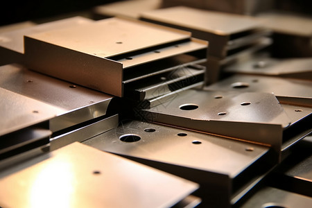 钢模板工业制造金属模具背景