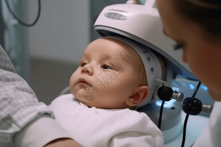 婴儿的颅超声检查图片