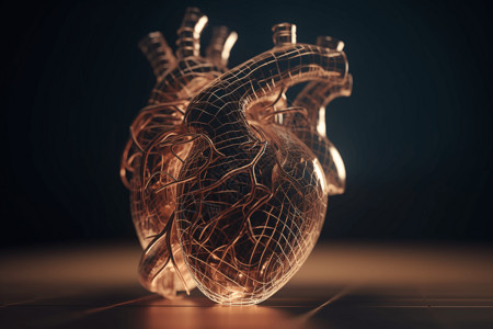 实验室的心脏血管模型图片