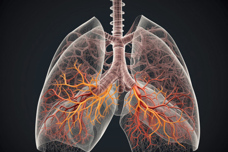 精确的呼吸系统模型图片