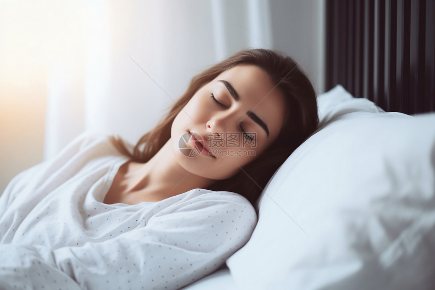 女人在午睡图片