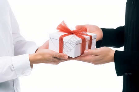 合作伙伴互赠礼物【二级分类：其他-广告创意】【标签：礼盒,礼品】背景图片