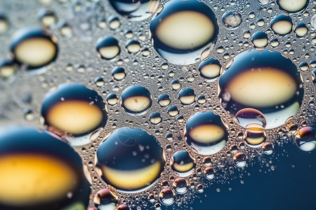 水分子气泡纹理背景图片