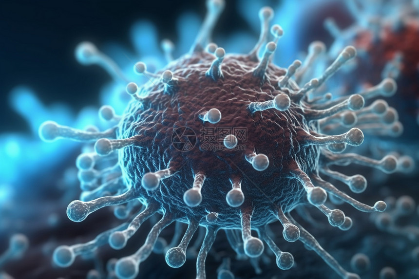 病毒细胞概念图片