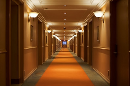商务酒店走廊图片