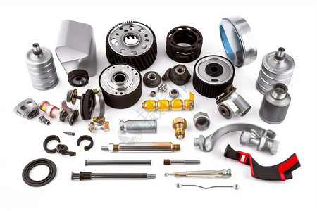 汽车维修工具维修汽车的零件和工具设计图片